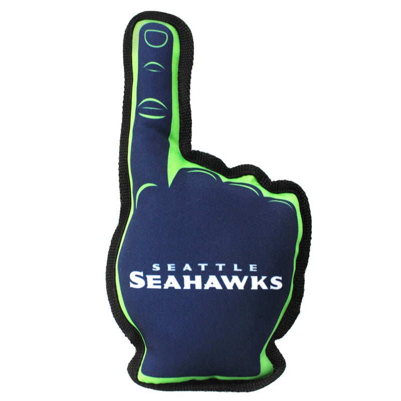 Pets First NFL Seattle Seahawks #1 Fan Toy for Dogs & Cats. Best Tough PET Toy with Inner Squeaker - Image 3